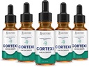 Laboratoires justifiés (5 Pack) Cortexi gouttes d'oreille Cortexi huile d'ardre saine soutient les oreilles saines mélange d'huiles essentielles 5 bouteilles