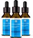 3 Pack - Cerebrozen gouttes d'oreille - Cerebrozen, Cerebrozen 24, Cerebrozen 360 Soutien auditif, Cerebrozen gouttes, Cerebrozen liquide, Cerebrozen gouttes pour les oreilles, 3 bouteilles pendant 3 mois