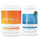 ecoNugenics Supplément santé cérébrale – PectaSol modifié Citrus Pectin Fibre + HonoPure Magnolia Extrait d'écorce — Nootropic Pack for Sleep, Stress Relief, Cognitive Function, GABA Support