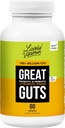 VITAMIN VITAMIN CO. Great Guts Probiotic - 100 milliards CFU Probiotic - Balance Gut Microbiome, GI Tract, Inflammation, indigestion, reflux, estomac relevé et diarrhée - 60 capsules