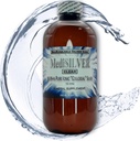 Supplément diététique en argent colloïdal ionique transparent MedISILVER - 250 mL (8,45 Fl Oz) dans une bouteille en plastique ambré sans BPA