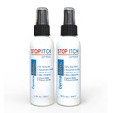 Spray antidémangeaison de dermasolve avec huile de Neem 100% biologique, scalp et psoriasis du corps, peau sèche, morses, coups de soleil, brûlures et crachats