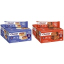 Quest Nutrition Broyeur de bleuets croustillants et barres protéinées caramel pecan au chocolat, 16g et 15g de protéines, 1g de sucre, 3g de carbure net, sans gluten, Keto Friendly, 12 Count Bundle