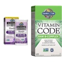 Jardin de vie Dr. Formulé Probiotiques Mood+ Acidophilus Probiotique Supplément et complexe de vitamine B - Vitamine Code Complexe brut B - 120 Capsules végétaliennes