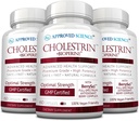 Cholestrin scientifique approuvé - Lipid Level Support - Antioxydants, Lecithine, Berberine HCL, Berries, BioPerine - 60 Capsules - Pack de 3