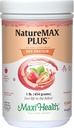 Maxi-Health NatureMAX PlusTM Energy Support Drink Poudre de protéines de soja - Supplément sans sucre - 20g de protéines par portion - Saveur naturelle de fraise - Vitamine casher - 1lb