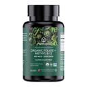 PlantFusion Organic Methylated Vitamin B Complex – Vegan B12 3000mcg, Folate 680mcg DFE, B6 from Organic Sprouts – Berry-Flavored Lozenges – 60 Count