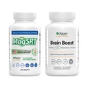 Jigsaw Health Magnesium Bundle | MagSRT, 240 Tablets, and Brain Boost, 90 Capsules