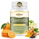 Quercetin Supplement 1000mg Softgels – Joint Health Supplement for Mobility, Flexibility & Antioxidant Boost with Turmeric, Grape Seed Extract & Non-Acidic Vitamin C – 60 Vegan Softgels