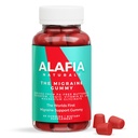 Alafia Naturals The Migraine Gummy - World's First Comfort and Support Gummy - Magnesium Glycinate, Butterbur, Feverfew, CoQ10, Vitamin B2 400mg Riboflavin 400mg 60ct