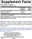 Meilleurs naturels Acétyl L-Carnitine et acide alpha lipoïque 750 mg et gluconate de zinc 50mg