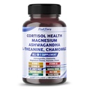 CORTISOL Santé Ashwagandha Magnésium Camomille L-Theanine - Fabriqué aux États-Unis