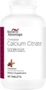 Avantage bariatrique Citrate de calcium Chewable 500mg avec vitamine D3 pour les patients de chirurgie bariatrique, y compris le pont gastrique et la gastrectomie à manches, faible sucre - Cinnamon Flavor, 90 Compte