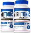 (2 Pack) VirilTonic Max for Men, Official Viril Tonic Max Male Capsules, Premium Formula for Overall Performance, All Natural Supplement For Health and Wellness, VirilTonic24 Reviews (120 Capsules)