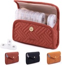 BAGSFY Organisateur hebdomadaire de pilules 3 fois par jour dans une coque de tissu mignon, organisateur de pilules de médecine, boîte à pilules, cas de pilules de voyage portable, contenant de pilule pour les médicaments, vitamines, huiles de poisson, suppléments