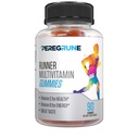 Gummies multivitamines de runner - Vitamine quotidienne pour courir avec les vitamines A, C, D, E et complexe B – 50% Moins de sucre – Antioxydants, récupération, endurance, et Gummy d'énergie – Certified Running Sup