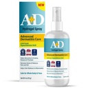 A+D Advanced Dermatitis Care Hydrogel Spray with Hypochlorous Acid 4 oz.– Cooling Antimicrobial Spray for Eczema, Psoriasis & Rosacea-Prone Skin, Reduces Itch, Redness & Inflammation