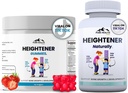 Gélules d'Halévateur + Gommies d'Halévateur - Supplément naturel de croissance en hauteur pour les enfants, les adolescents et les adultes pour augmenter la force osseuse et de croissance Pills de Maximiseur de hauteur avec L-Arginine, Calcium
