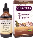 Amber NaturalZ Vibractra Immune Support complément à base de plantes pour chiens, chats, oiseaux, cochons de Guinée et lapins