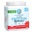 Sunwarrior Clear Protein Powder Plant-Based Water Mix, Vegan and Refreshing Protein and Hydration Supplement 10g Per Serving Watermelon Flavored 420g Tub 30 Servings