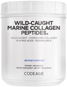 Codeage Poudre de collagène marin - Peptides de collagène hydrolysés de poissons sauvages - Supplément protéique de type 1 et 3 de collagène - Acides aminés pour la peau, les cheveux, les ongles - Paléofriendly, non-OGM, 15.87 Ounces