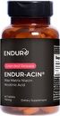 Produits d'endurance ENDUR-ACIN, Niacine à libération prolongée pour absorption optimale et niacine sans flush, suppléments de niacine Premium Vitamine B3, 750mg, 60 comprimés