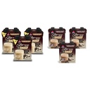 Atkins Café au Lait Iced Coffee Protein Shake, 15g Protéines, Faible Glycémie, 3g Net Carb, 1g Sucre et Mocha Latte Iced Coffee Protein Shake, 15g Protéines, Faible Glycémie, 4g Net Carb, 1g Sucre