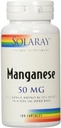 Supplément au manganèse Solaray, 50 mg, 100 Nombre