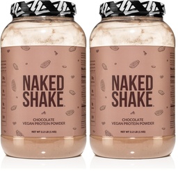 NAKED Shake - Chocolate Protein Powder - Plant Based Protein Shake with Mct Oil, Gluten-Free, Soy-Free, No Gmos Or Artificial Sweeteners - 30 Servings (Pack of 2)
