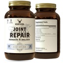 Heart & Soil 100% Grass Fed & Finished Joint Support Supplement from Regenerative Cattle with Trachea, Scapula & Bone Marrow – Supports Joint Strength & Mobility – 3000mg – Glass Bottle – 180 Capsules