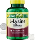 L-Lysine 1000mg Lysine acide amino Lysine L Lysine Supplément Lysine Immune Support 100 Comprimé
