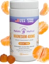 Gommies de citrate de magnésium - Sans sucre, végétalien et non-OGM pour mieux dormir et se détendre - Sans alcool de sucre - Supplément de magnésium pour adultes, adolescents et enfants - Tangerine - 240 Gummy