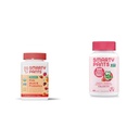 SmartyPants Organic Kids Multivitamin Gummies: Probiotics & Kids Probiotic Immunity Gummies: Prébiotics & Probiotics pour la santé digestive et le supplément de soutien immunitaire