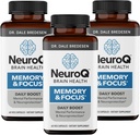 NeuroQ Memory & Focus - Améliore la performance cognitive et la fonction cérébrale - Formule neuroprotectrice par Dr Dale Bredesen - Gotu Kola Ginkgo Phosphatidylsérine & Propolis - 60 capsules (paquet de 3)