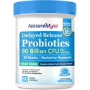 Probiotiques, pour les hommes et les femmes, 80 milliards CFU, 25 souches, plus mélange prébiotique, santé Gut et immunitaire, équilibre intestinal, plateau stable, libération retardée, 60 capsules véganes