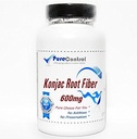 Glucomannan 600mgFerme racine de konjac // 180 Capsules // Pure // par Suppléments PureControl