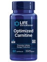 Extension de vie Carnitine optimisée, trois formes de L-carnitine, favorise la santé du coeur et du cerveau, sans gluten, sans OGM, végétarien, 60 capsules
