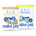 Duo pour le bien-être complet des animaux autochtones : Poudre de tourteaux désossée pour chiens (96 portions) et multivitamines quotidiennes pour chiens (60 scoops) - Topeur quotidien de nourriture multivitamine et graisse pour animaux 11-en-1 pour les mangeurs de piquants