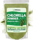 XPRS Poudre de Chlorelle Biologique Nutra - Poudre de Chlorophylle Broquée - Poudre de Chlorelle Biologique pour Immunité - Poudre de Chlorelle Biologique pour Protéines Complètes (16 Once)