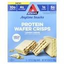 Atkins N'importe quand Snacks, Crispes aux protéines, Creme de citron, 5 barres, 1,27 oz (36 g) Chacun