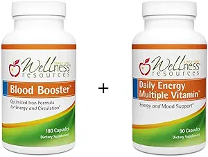 Fer doux et multivitamine avec B12 méthylé et Folate