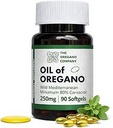 LA COMPAGNIE OREGANO- Huile d'Origan 90 Softgels, Carvacrol naturel, Nourriture comestible, Aceite De Origan, Potence, Capsules, Extrait de Gel d'Origan Méditerranéen Sauvage, Suppléments sauvages
