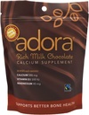 Adora Premium Vitamine D3 supplément de magnésium et de calcium, 500 mg, chocolat au lait, 30 Compte (paquet de 2)