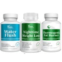 DR VITAMIN SOLUTIONS Brûleur de graisse nocturne, perte de poids thermogénique et pilules d'eau diurétique - Métabolisme et pilules de rétention d'eau pour femmes et hommes 180 capsules