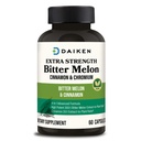 DAIKEN Bitter Melon, Cinnamon & Chromium, 100% Végétarien Bitter Melon Capsules avec Cinnamon Chromium & Zinc, 60 Capsules