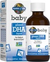 Jardin de la vie Baby DHA gouttes, 600mg Omega 3 DHA Vegan pour le cerveau de bébé et les yeux de sources végétales à base de plantes (pas d'huile de poisson) pour les bébés et les tout-petits, 37,5 ml (1.26 fl oz) Liquide