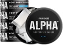 Pochettes alpha nootropiques entièrement chargées - 5 Canettes - 15 Pochettes par boîte - Livraison nootrope efficace, remplacement de la poche Nic - Absorption plus rapide, Alpha GPC, L-Tyrosine, GABA