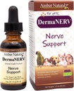 Amber NaturalZ DermaNERV supplément à base de plantes pour les chiens, les chats, les oiseaux, les lapins et les cochons de Guinée