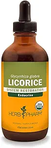 Extrait liquide de réglisse biologique certifié Herb Pharm pour le support du système endocrinien - 4 Once
