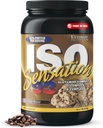 Nutrition Ultime Poudre Isolée de Protéine de Whey avec Complexe Glutamine, ISO Sensation 93 - Poudre de Protéine de Whey avec le Colostrum ajouté pour une récupération améliorée, l'immunité et la santé Gut - Café Brésil, 2lbs